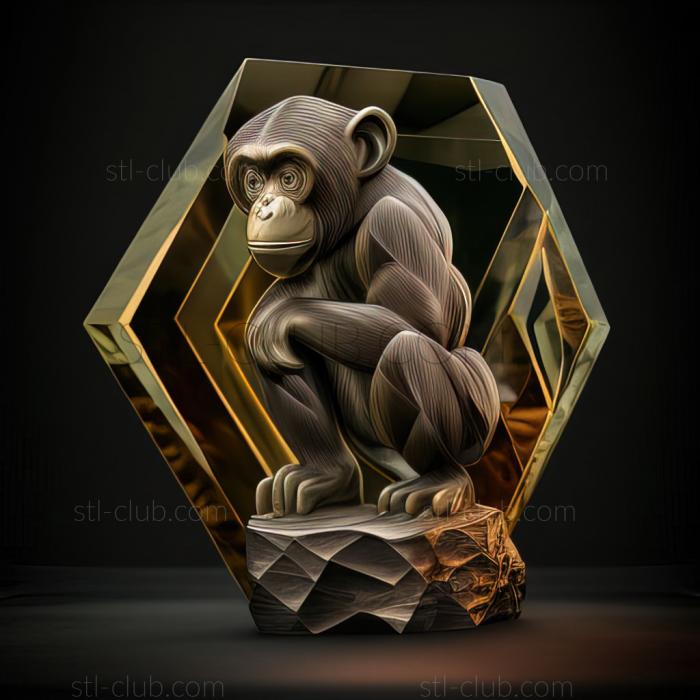 st Crystal monkey famous animal